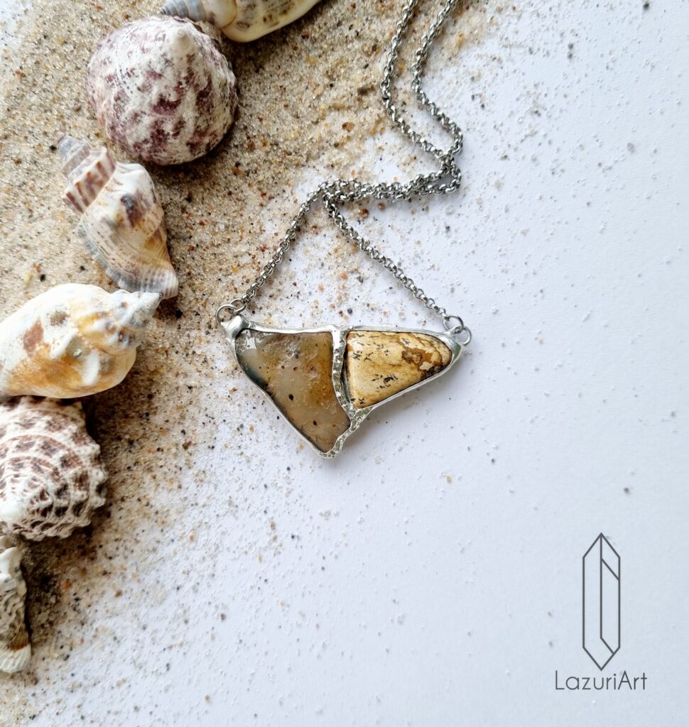 Naszyjnik z kamieni naturalnych