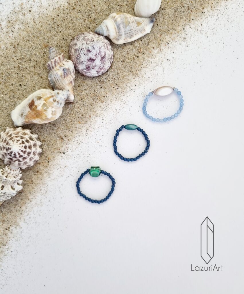 Pierścionki z kamieni naturalnych