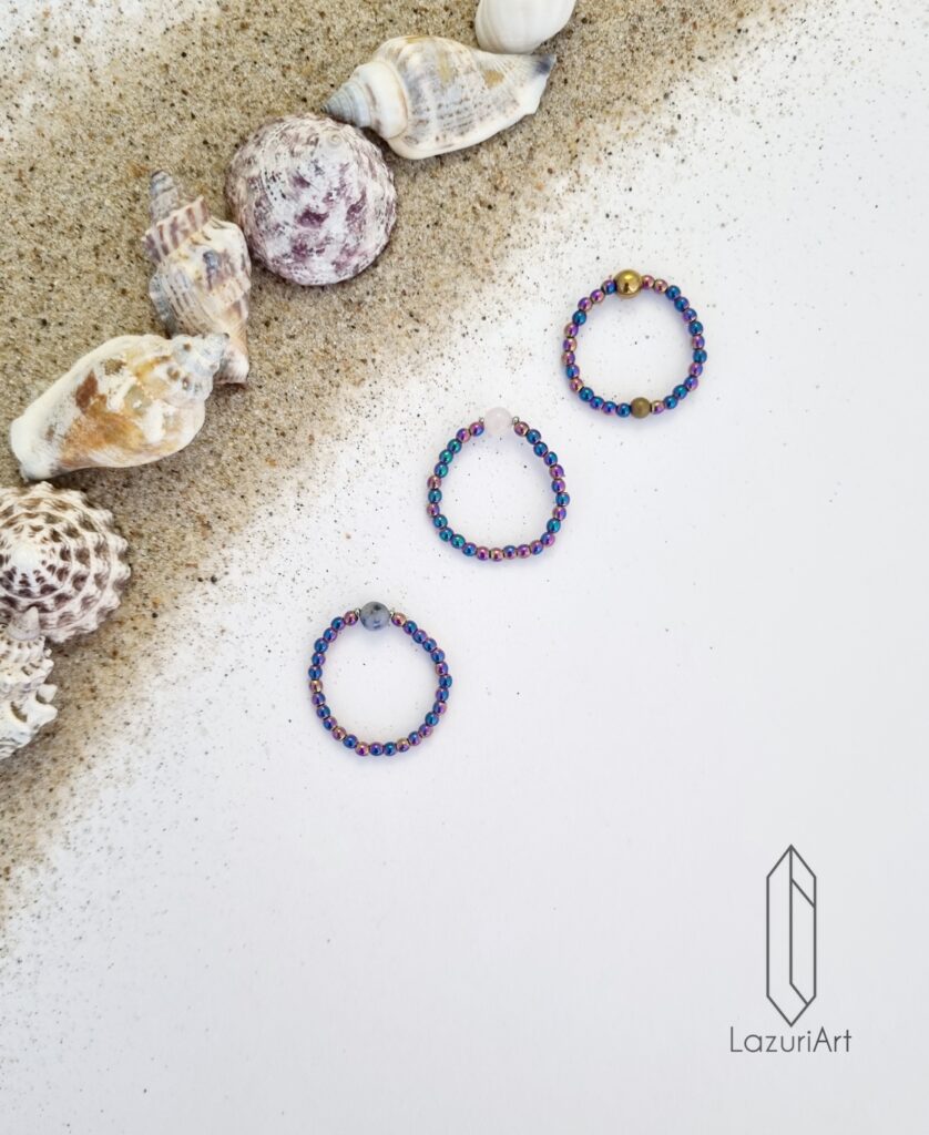 Pierścionki z kamieni naturalnych