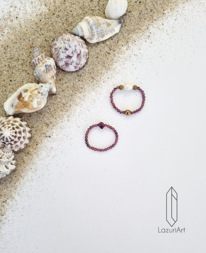 pierścionki z kamieni naturalnych